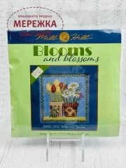 Фото Набір для вишивання в змішаній техніці Mill Hill Тюльпани та ромашки DM30-1912