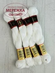 Фото DMC Coton Perle Retors D'alsace #8, BLANC