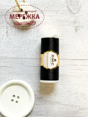 Фото нитка металізована ДМС чорна