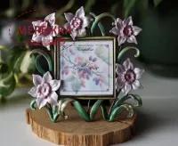 Фото Шовковиця Рамка для оформлення Frame DAFFODIL ANTIQUE Античний, 16х15,5см (віконце 7х7см) FDA