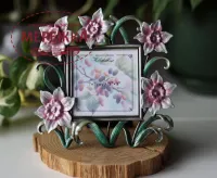 Фото Шовковиця Рамка для оформлення Frame DAFFODIL SILVER Срібний, 16х15,5см (віконце 7х7см) FDS