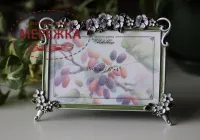 Фото Шовковиця Рамка для оформлення Frame FLORAL WIDE Violet Бузкова 18,5х14,5см (віконце 15,8х9,5см) FFWV