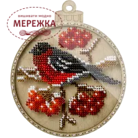 Фото набір для вишивання ялинкової іграшки FLK-367