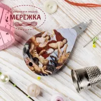 Фото нитковдівач з малюнком FLNT-018