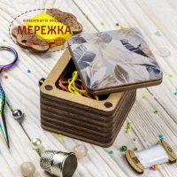 Фото Скринька для рукоділля фанера FLZB(N)-071