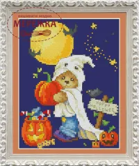 Фото Набір для вишивання хрестиком Olanta Ведмідь привид VN-260