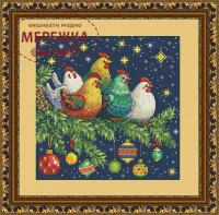 Фото Набір для вишивання хрестиком Olanta Різдво в курнику VN-267