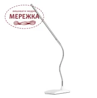 Фото Лампа настільна, USB/LED металева, срібна FX-019B