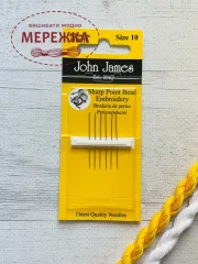 Фото бісерні голки розмір 10