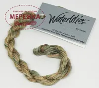 Фото Caron Waterlilies 100% шовк ручного фарбування Green Tea CWL180