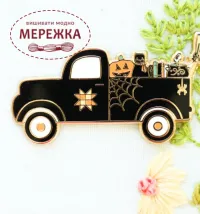 Фото Flamingo Toes Магнітний тримач для голок Halloween Truck