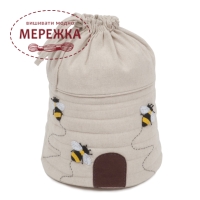 Фото Hobby Gift Сумка для проєктів Beehive Drawstring Bag Bee HGDSBA.347