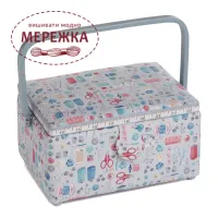 Фото Скринька для рукоділля Hobby Gift M Handles Stitch in Time HGMP.562