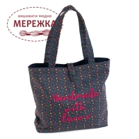 Фото Hobby Gift Сумка для проєктів Shoulder Tote/ Craft Bag Hearts HGSHBE.611