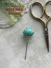 Фото Hobby Bee Голка-пін Бірюзове латаття