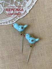 Фото Hobby Bee Голка-пін Пташка блакитна