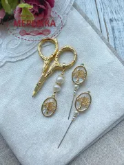 Фото Hobby Bee Голка-пін Золоте дерево на перламутрі