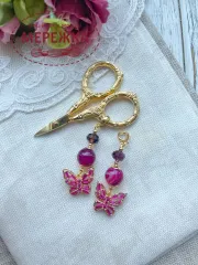 Фото Hobby Bee Маячок для ножиць Метелик фуксія