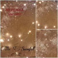 Фото Рівномірне полотно The Primitive Hare ручного фарбування The Snowfall 30 ct 38*48 см.