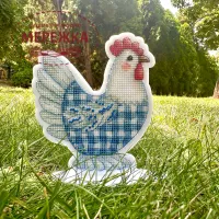 Фото Набір для вишивання хрестиком Kingdom of Handmade на акрилі. Порцеляновий півник PR-05