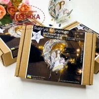 Фото Набір для вишивання хрестиком Сузір'я Єдинорога Місячний янгол (прозора акрилова основа) 1087