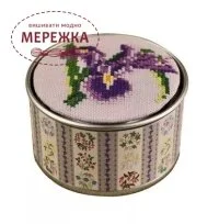 Фото Набір для вишивання хрестиком Sajou Декоративна скринька Iris #14