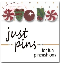 Фото піни Just Another Button Mistletoe Holiday jp158