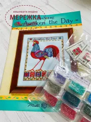 Cхема для вишивання JimShore Awaken the Day + бісер фото