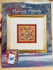 Фото JustNan схема для вишивання Making Friends JN174