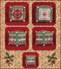 Фото Схема JN344 Tiny Ginger Boy Cube 2025 Ornament • Limited Edition