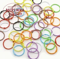 Фото Кільце металеве для організації муліне, 3 см. (кольори в асортименті)