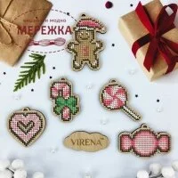 Фото VIRENA комплект новорічних іграшок КНІ_міні_123