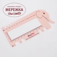 Фото KnitPro Шкала спиць і гачків з різаком 10994