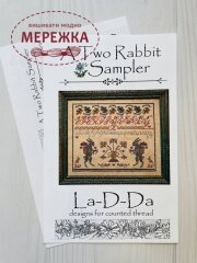 Схема для вишивання La-D-Da A Two Rabbit Sampler фото