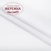 Фото Рівномірне полотно Левада 32ct., колір білий