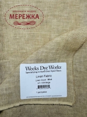 Фото Рівномірне полотно Weeks Dye Works ручного фарбування 36 ct LF-1106 Beige