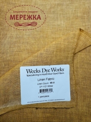 Фото Рівномірне полотно Weeks Dye Works ручного фарбування 40 ct LF-1121 Straw