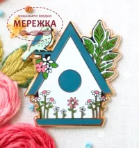 Фото Flamingo Toes Магнітний тримач для голок Melody Lane Birdhouse 