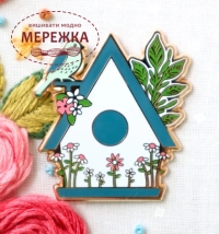 Фото Flamingo Toes Магнітний тримач для голок Melody Lane Birdhouse 