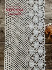 Фото мереживо біле 11 см.