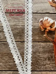 Фото мереживо біле 1,7 см.