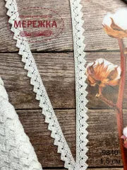 Фото мереживо біле 1,5 см.