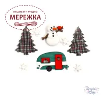 Фото Dress It Up набір пришивних декоративних гудзиків Merry Campers 12109