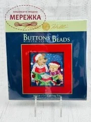 Фото Набір для вишивання в змішаній техніці Mill Hill Колядне тріо MH14-1731