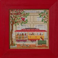 Фото Набір для вишивання в змішаній техніці Mill Hill Трамвай MH14-2615