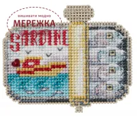 Фото Набір для вишивання  в змішаній техніці Mill Hill Сардини MH18-2614