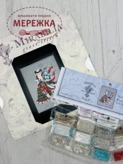 Фото Mirabilia Designs Схема+пак бісеру Winter White Santa MD100