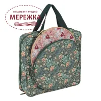 Фото Hobby Gift Сумка для проєктів Embroidery hoop storage bag: Morris Green MR4670.686.D