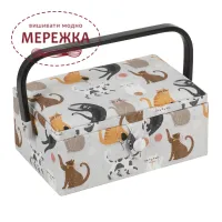 Фото Скринька для рукоділля Hobby Gift Small Sewing Box Cats MRSRF.665