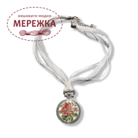 Фото набір для вишивання мікровишивкою Кулон Шиповник